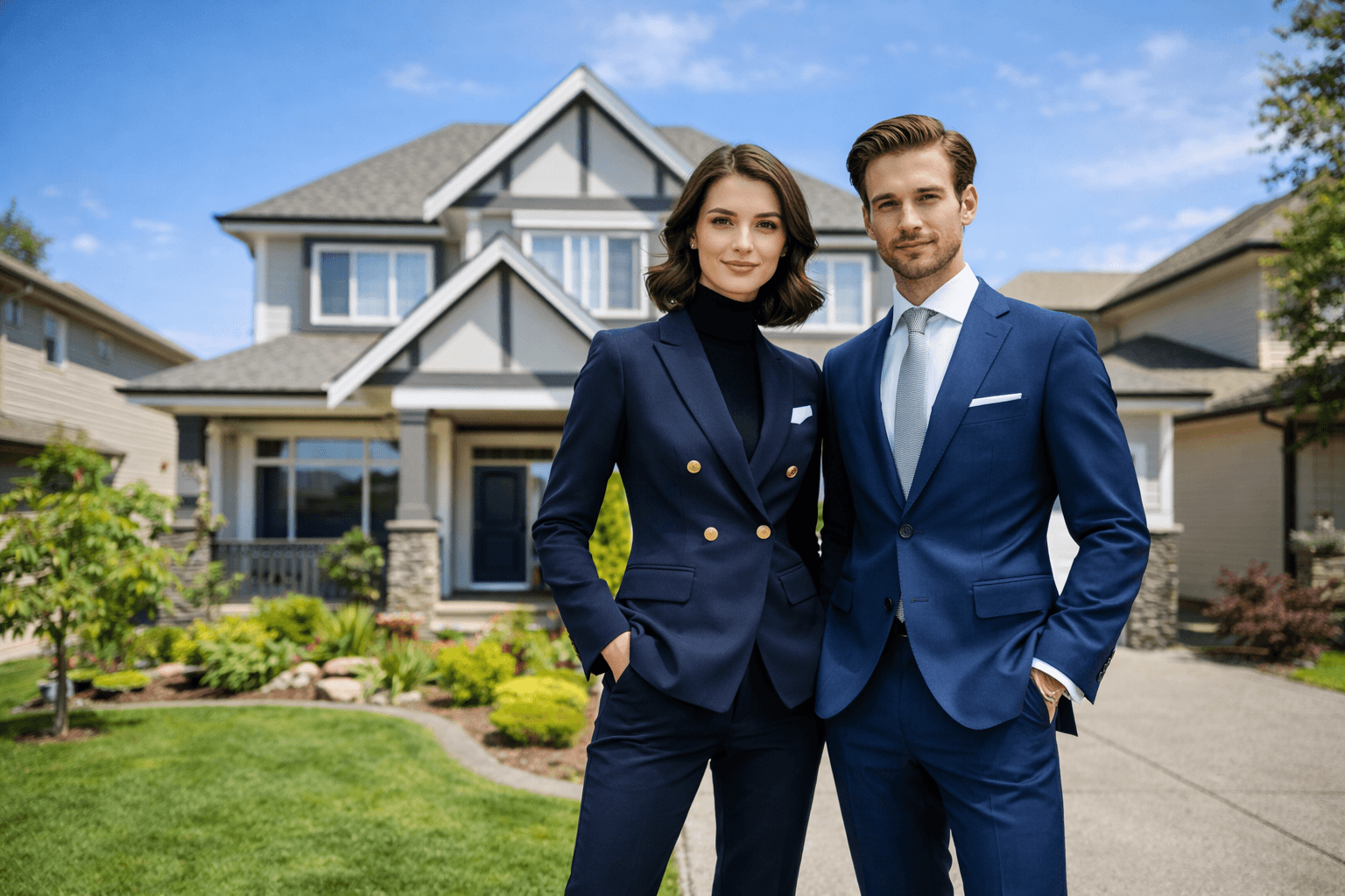 Chris and Sarah - Real estate agents